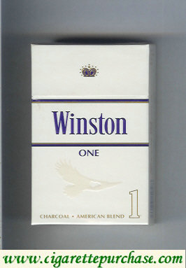 Winston One 1 cigarettes hard box